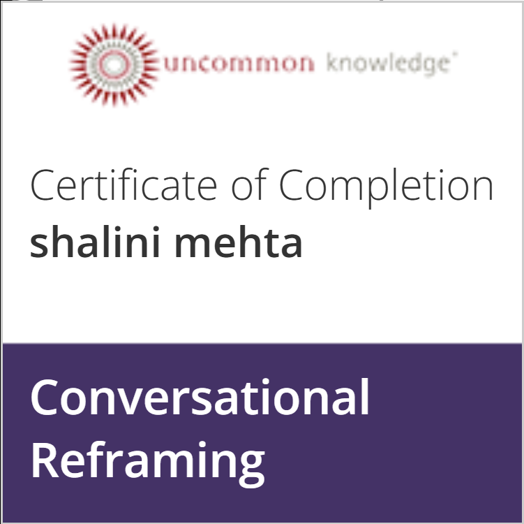Certificate of Completion – The Rewind Technique